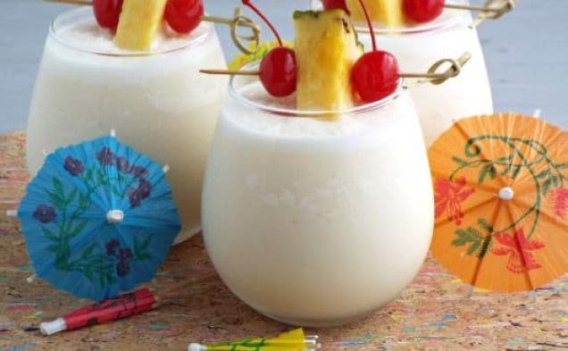 Three Ingredient Frozen Pina Colada