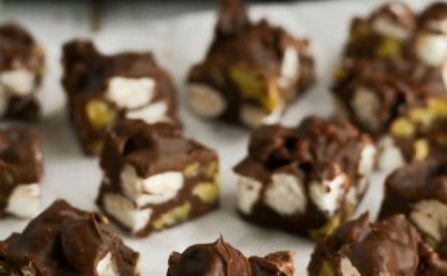 5-Minute Rocky Road Fudge