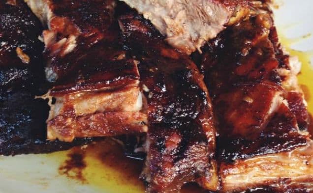 Cranberry and Orange Juice Spareribs