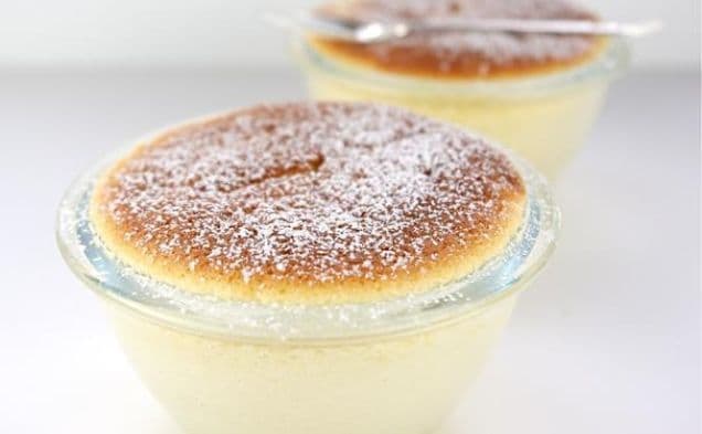 Luscious Lemon Soufflé Pudding