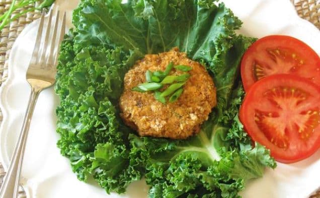 Pecan Crusted Sweet Potato-Salmon Cakes