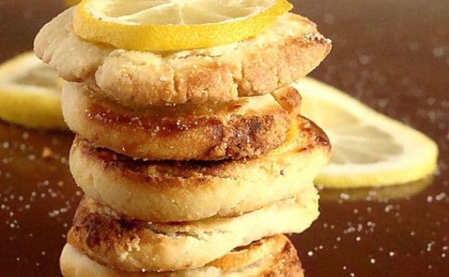 Shortbread Lemon Cookies