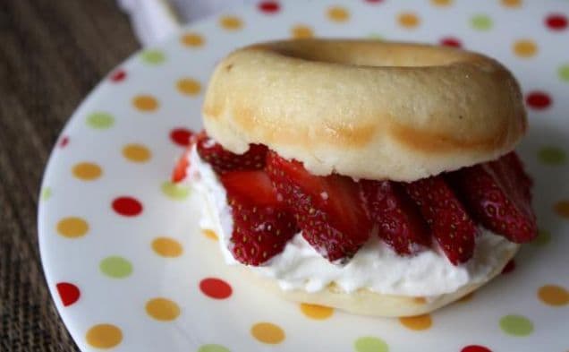 Strawberry Shortcake with Homemade Donuts