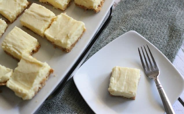 Creamy Lime Pie Square Bites