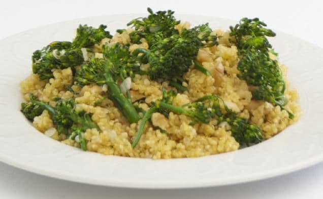 Broccolini Quinoa Pilaf
